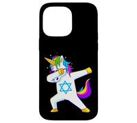 Dabbing Unicorn Hanukkah Jewish Dancing Chanukah Kids Girls Case for iPhone 14 Pro Max