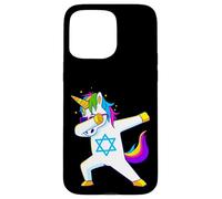 Dabbing Unicorn Hanukkah Jewish Dancing Chanukah Kids Girls Case for iPhone 15 Pro Max