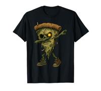 Dabbing Zombie Pizza Slice Fun Halloween Costume Boys Kids T-Shirt