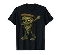 Dabbing Zombie Pizza Slice Funny Halloween Costume Boys Kids T-Shirt