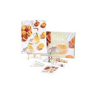 Dabble Paint by Numbers Kit - Paint by Numbers for Adults Beginners with Canvas Frame, Painting Kit for Adults, Flowers Design