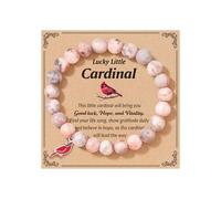 Dabem Sympathy Memorial Gift for Loss of Loved One in Heaven, Cardinal Ornament Gifts for Women, 6.8" to 8 inches, Stone, no gemstone