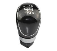 Dabhuoc Car Parts for Ford Focus MK2 for Mondeo MK4 for Fiesta MK7 for Kuga 2008-2013 Gear Shift Knob Stick Head Lever Handle 5/6 Speed(6 Speed Black)