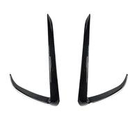 Dabhuoc For Tesla Model Y 2017-2023 1Pair Car Fog Lamp Trim Cover Front Bumper Fog Lamp Wind Knife Spoiler Fog Light Eyebrow Replace Parts(Carbon fiber)