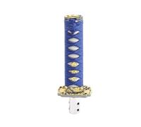 Dabhuoc Universal 150MM/200MM/260MM Samurai Sword Shift Knob Shifter with Adapters Gear Shift Knob Car Accessories Shift Handle(Blue,150MM)