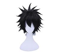 Dabi Cosplay Wig Synthetic Black Hair Anime Cosplay Wig Dabi Hair Heat Resistant