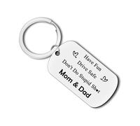Dabihu Drive Safe Keyring Funny Gifts for New Driver Coming of Age Gift for Daughter Son Birthday Gifts for Teenager Boys Girls 16th Birthday Gifts Funny Keychain Gifts Christmas Graduation Gifts