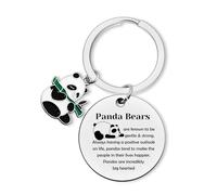 Dabihu Funny Panda Keychain Panda Bear Gifts Inspirational Jewelry for Women Girls Animal Lovers Gifts Veterinarian Gift Keychain Vet Tech Appreciation Jewelry Christmas Graduation Birthday Gift