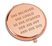 Dabihu Graduation Gifts for Her Travel Makeup Mirror for Daughter Friends Sister Inspirational Gifts for Women Nursing Student College Folding Makeup Mirror Congratulation Presents