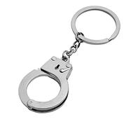 Dabihu Handcuffs Keychain Couple Keychains Mini Handcuffs Metal Keychain Novelty Keyring Alloy Key Chain Gift for Friend Boyfriend Girlfriend Husband Christmas Birthday Gift for Him Her