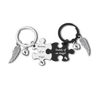 Dabihu Loss Memorial Keyring Gifts Sympathy Gift for Infant Loss Pregnancy Miscarriage Baby Memorial Jewelry Grieving Gift Remembrance Gifts for Parent Miscarriage Keepsake
