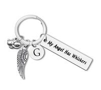 Dabihu Loss of Cat Memorial Gifts Keyring Initial G