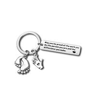 Dabihu Midwife Appreciation Gift Obstetrician Thank You Keyring OB-Gyn Maternity Nurse Appreciation Jewelry Gynecologist OB Doctor OB Student Graduation Retirement Employee Coworker Farewell Gift
