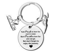 Dabihu Swim Keyring Gift Inspirational Swimmers Gift Swimming Lover Gift Swim Team Gift Keyring Encouragement Gift for Swimming Lover Keyring Graduation Christmas Birthday Gift Swim Swimmers Gift