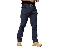 DabinFa Flexcamo - Tactical Waterproof Pants,Texwix Tactical Pants,Flex Camo Cargo Pants for Men (Blue,L)