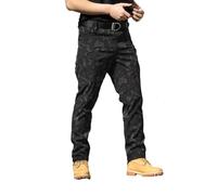 DabinFa Flexcamo - Tactical Waterproof Pants，Texwix Tactical Pants,Flex Camo Cargo Pants for Men (D Camouflage,3XL)