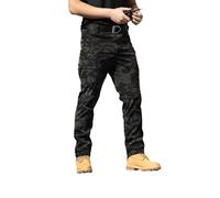 DabinFa Flexcamo - Tactical Waterproof Pants，Texwix Tactical Pants,Flex Camo Cargo Pants for Men (E Camouflage,M)