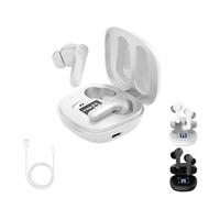 DabinFa Language Translation Earbuds,All-in-One Translation Earbuds Real Time,Precise Translation Earbuds, Portable Translating Earbuds Real Time 144 Languages Supported 3 Translation Modes (White)