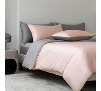 DaBingDian Bamboo Duvet Cover and Pillowcase 3Pcs/Set Bedding Sets Solid Color Quilt Cover High End Double Queen Size Comforter Covers