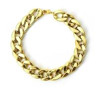 DaBingDian Fashion Chain Collar Pet Necklace Cat Dog Gold Necklace Adjustable Chain Dog Collar Pitbull Cat