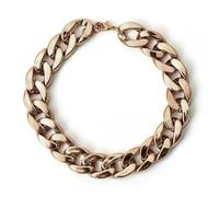 DaBingDian Fashion Gold Chain Dog Collar, Adjustable Pet Necklace for Cats, Dogs and Pitbulls - Stylish Metal Collar Accessory