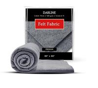 DABLINE 80" x 80" Acrylic Felt Fabric for Tufting and Rug Making - 1.6mm Thick Craft Felt Roll 6.6x6.6 ft