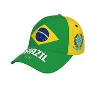 DABOYOZHZH Brazil Flag Cool Brazilian Baseball Cap 3D Full Print Adult Unisex Adjustable Hat Soccer Patriotic Caps, Flag, One Size
