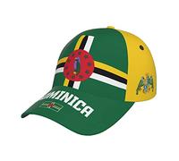 DABOYOZHZH Dominica Flag Dominican Cool Baseball Cap 3D Full Print Adult Unisex Adjustable Hat Soccer Patriotic Caps, Flag, One Size