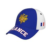 DABOYOZHZH France Flag French Baseball Cap Full Print Adult Men Hat Patriotism Supporter Soccer Caps Black, Black, One Size