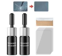 DABUG Windscreen repair kit, car windshield repair kit, glass repair liquid, glass repair kit, for repairing windscreens, cracks, in star shape and cracks in crescent shape