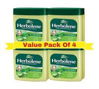 Dabur Herbolene Aloe Petroleum Jelly (4 x 50ml) | Enriched with Aloe Vera & Vitamin E | For Dry Rough Skin and Chapped Lips