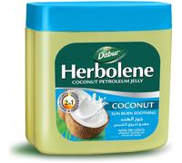 Dabur Herbolene Coconut Petroleum Jelly, Sun Burn Soothing 225ml | Sunburn Relief, Moisturizing Skin Protectant, Soothing After Sun Gel, Dry Skin Care