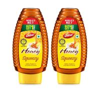 Dabur Honey Squeezy Pack - 450g (225g x 2, Pack of 2) | 100% Pure | World's No.1 Honey Brand with No Sugar Adulteration