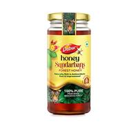 Dabur Honey Sundarbans-500gm: 100% Pure Wild Forest Honey | Raw , Unprocessed | Naturally rich in Antioxidants