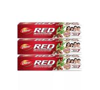 Dabur Red Toothpaste, Herbal Teeth and Gum Care, 100ml, Pack of 3