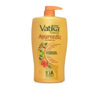 Dabur Vatika Ayurvedic Shampoo for Hair fall Control and Damage free Strong and Shiny hair - 1L