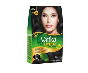 Dabur Vatika Henna Hair Colour Henna Hair Dye Jet Black 60 g