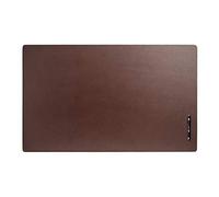 Dacasso Leather Desk Mat Without Rails, Chocolate Brown, 96.52 x 60.96 x 0.64 cm