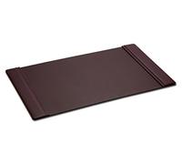 Dacasso Leather Side-Rail Desk Pad, Chocolate Brown, 86.36 x 50.8 x 1.27 cm