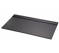 Dacasso Leather Top-Rail Desk Pad, Black, 34 x 20-Inch
