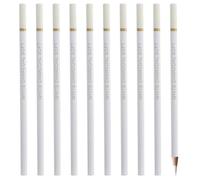 Dacatoow 10Pcs White Charcoal Pencil, Highlight Sketch White Pencil, WhitePencils for Artist Drawing and Sketching, for Artists Beginner Student