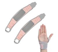 Dacatoow 2 Pcs Wrist Supports,Adjustable Breathable Wrist Splint,Durable Wrist Support, Wrist Braces,Left and Right Wrist Splints, Suitable for Fitness and Carpal Tunnel Arthritis (Pink)