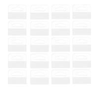 Dacatoow 200 PCS Sticky Tabs for Wall Hanging,Transparent Plastic Hang,Lightweight and Anti-Deformation Sticky Tabs for Wall Hanging,Self-Adhesive Sticker Hooks for Selling Items,Store Retail Display