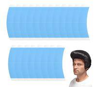 Dacatoow 40pcs Wig Tape Double Sided Extra Strong,Double Sided Ultra Hold Hair Tape for Extensions,Waterproof Lace Wig Tape,Hair Tape,Toupee Tape for Fixing Wigs (Blue)