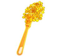 Dacefloy Magnetic Wand and Bingo Chips Set Magnet Stick with 100pcs Metal Ringed Tokens for Elderly - Science STEM Kit Math Learning Accessories Family Game Chess (Orange)