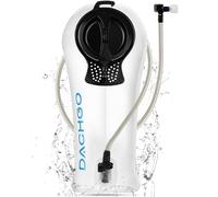Dachgo Hydration Bladder, 1.5L 2L 3L Water Bladder for Hiking Backpack, BPA-Free & Taste-Free Hydration Water Reservoir, Camping Cycling Running (Clear White, 1.5L)