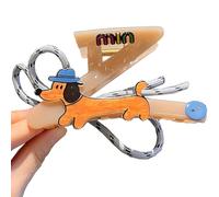 Dachshund Acetate Claw Clip - Double-Sided Dog Hair Clips for Thick Thin Hair, Strong Hold, Stylish Hair Accessories for Women, Gift for Animal Lovers