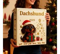 Dachshund Advent Calendars 2025, Cute 4 Day Dog Ornaments Christmas Countdown Calendar 2025, Christmas Tree Decor 2D Dachshund Countdown Calendar For Kids Adults Teen Friends Lovers