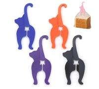 Dachshund Bread Clips, Cat Butt Bread Bag Tie, 3D Printed Dog Butt Breads Bag Cinch, Reusable Animal Sealing Clips, Fun Kitchen Essentials, Pet Butts Humor, Keep Your Food Fresh Longer (A5)
