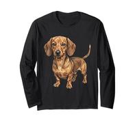 Dachshund Brown Wiener Dog Lover Weenie Long Sleeve T-Shirt